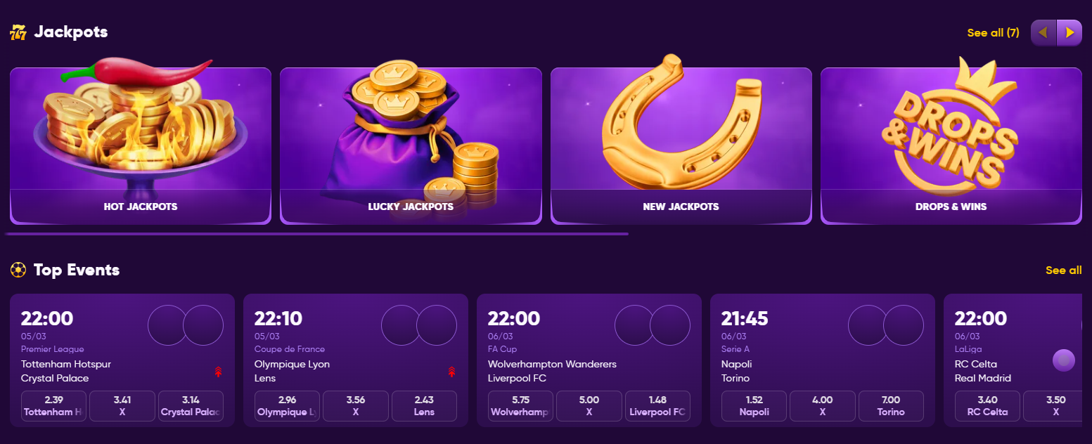 Kingmaker Jackpots – Hot, Lucky, New Jackpots, Drops and Wins und Top Events